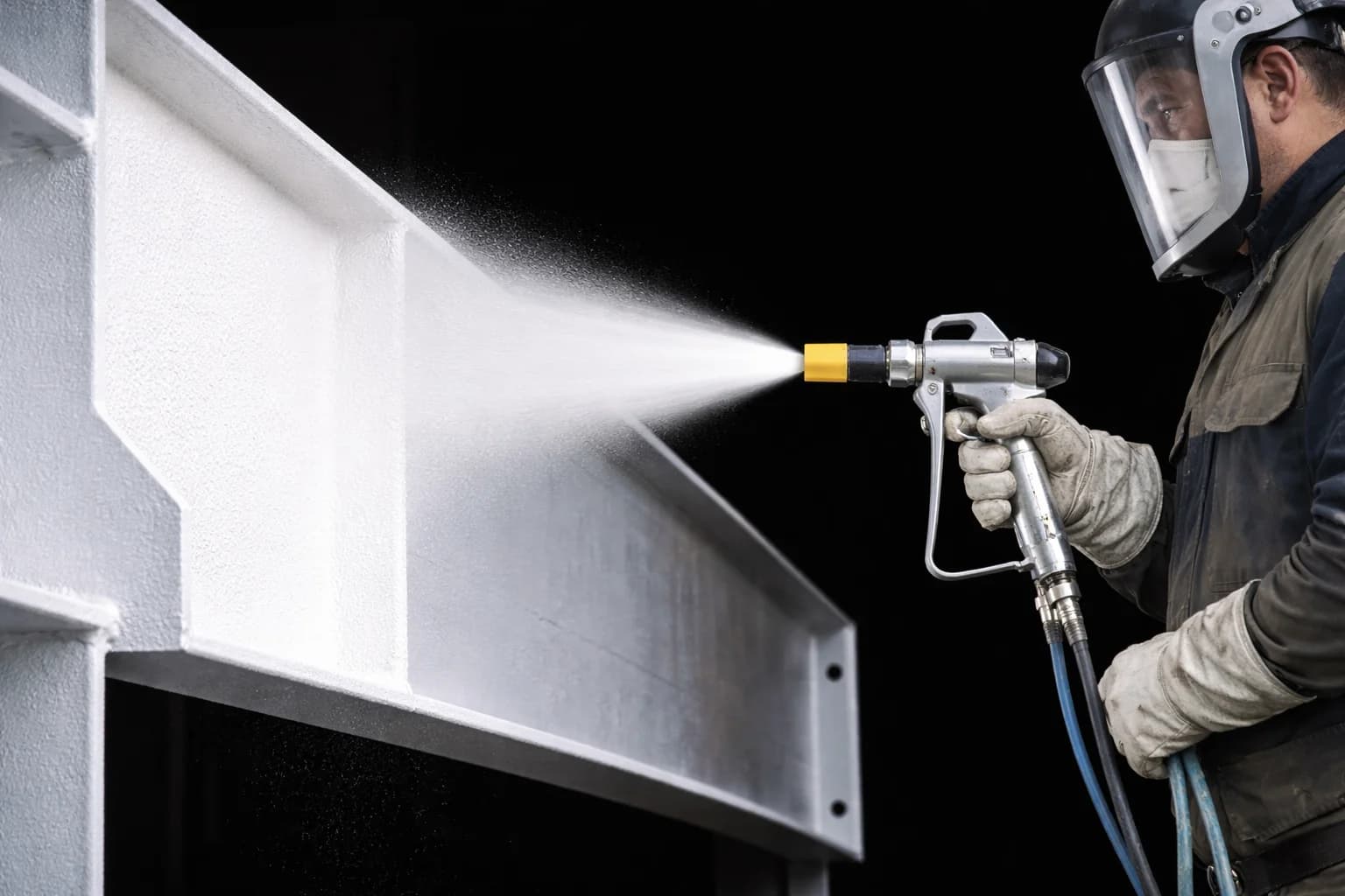 Erikoismaalausta tuotantotiloissa